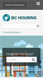 Mobile Screenshot of bchousing.org